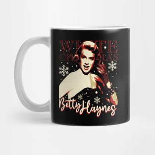 Betty Haynes White Christmas Mug